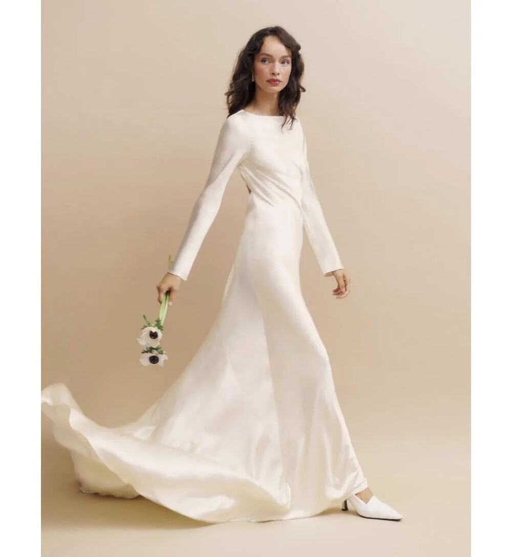 SZ 4 Reformation Adwen Silk Dress NWT